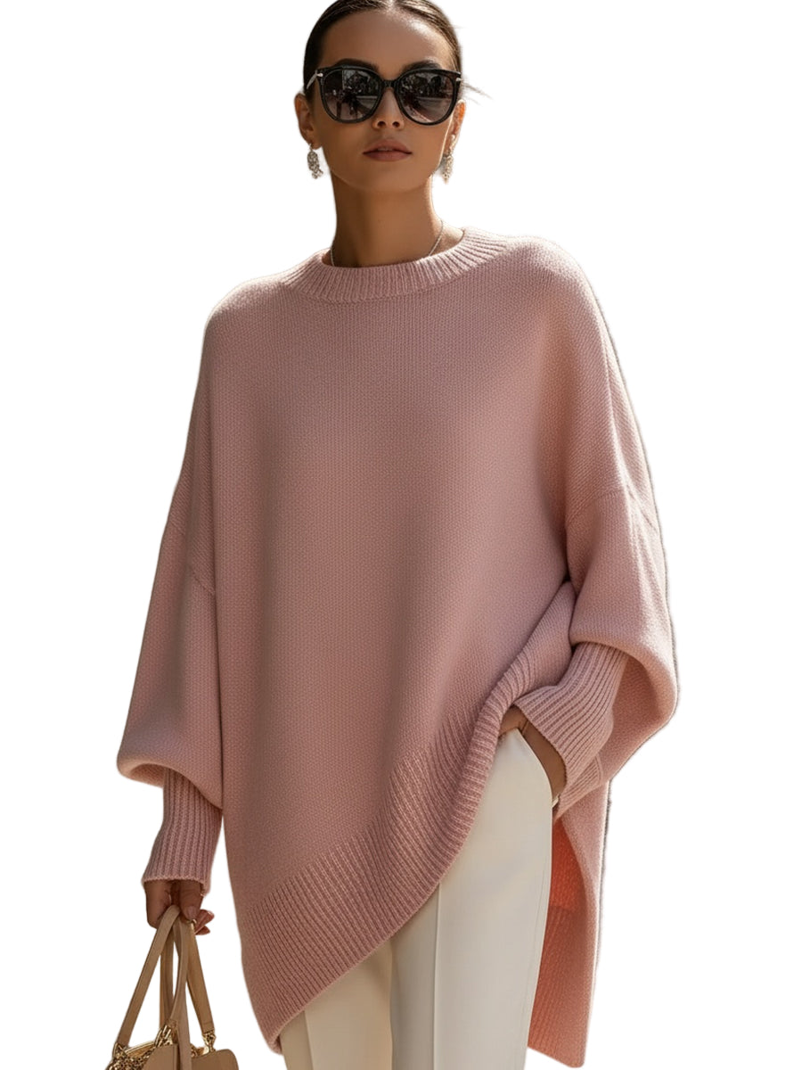 Mandy – Poncho Oversized Élégance Sans Effort
