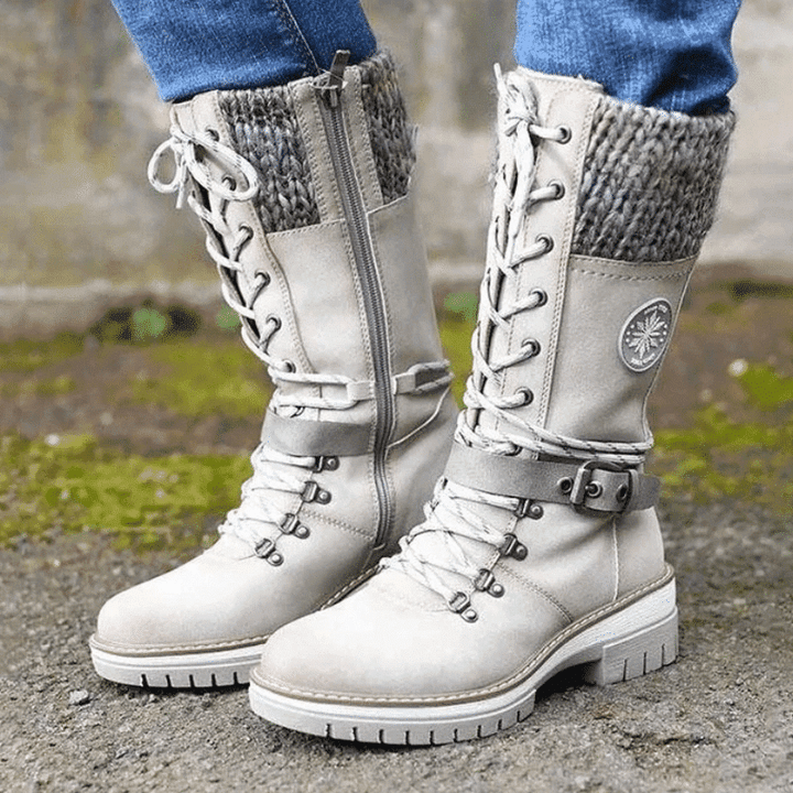 FrostLuxe | Bottes imperméables mi-mollet à lacets
