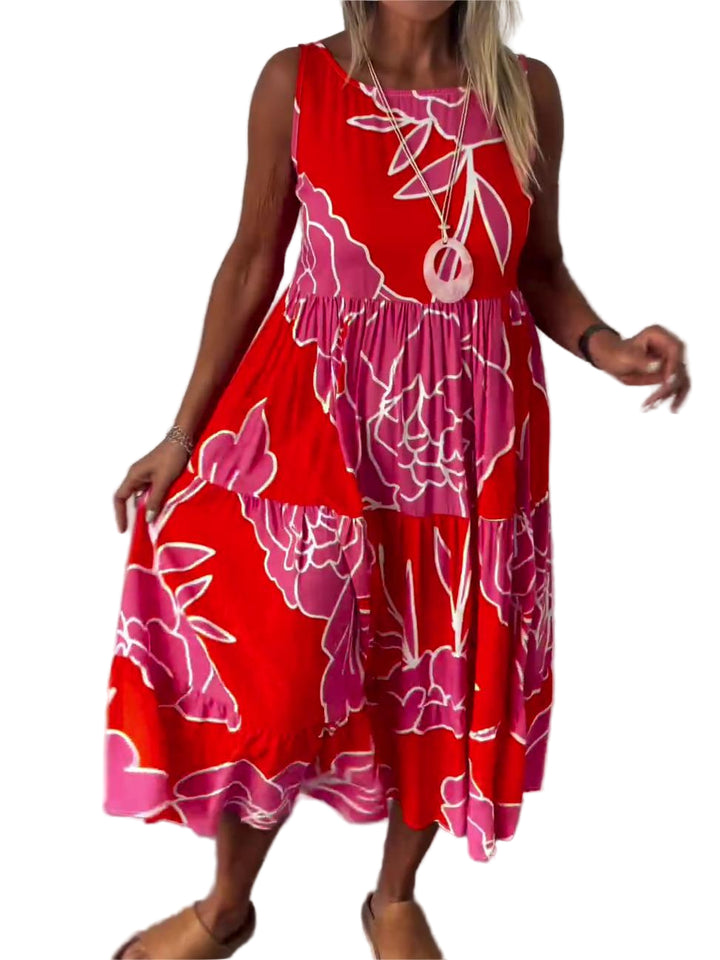 Camille - Robe Élégante Sans Manches