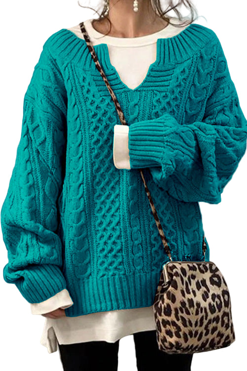 Marine™ | Pull avec col en V