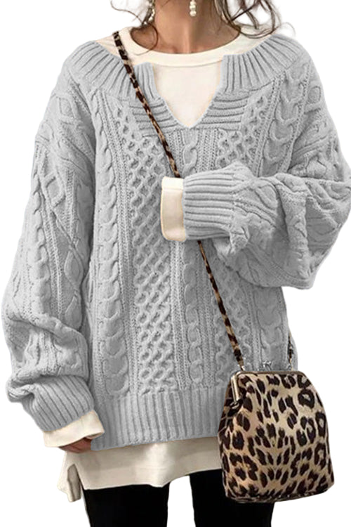 Marine™ | Pull avec col en V