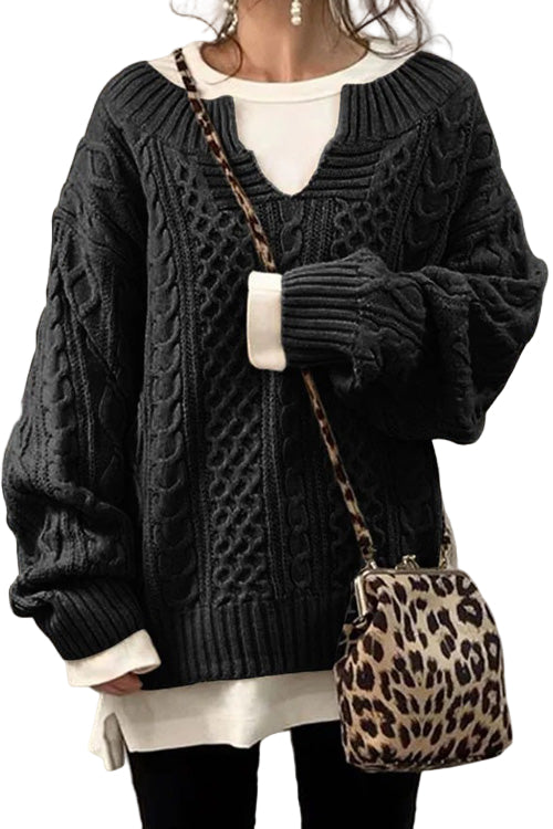 Marine™ | Pull avec col en V