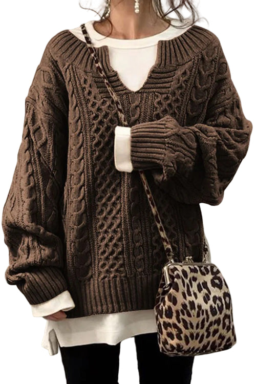 Marine™ | Pull avec col en V