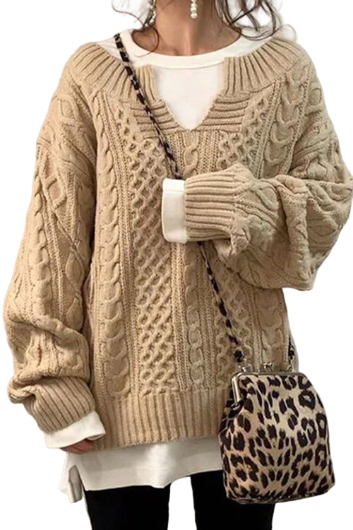 Marine™ | Pull avec col en V