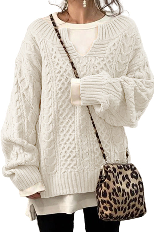 Marine™ | Pull avec col en V