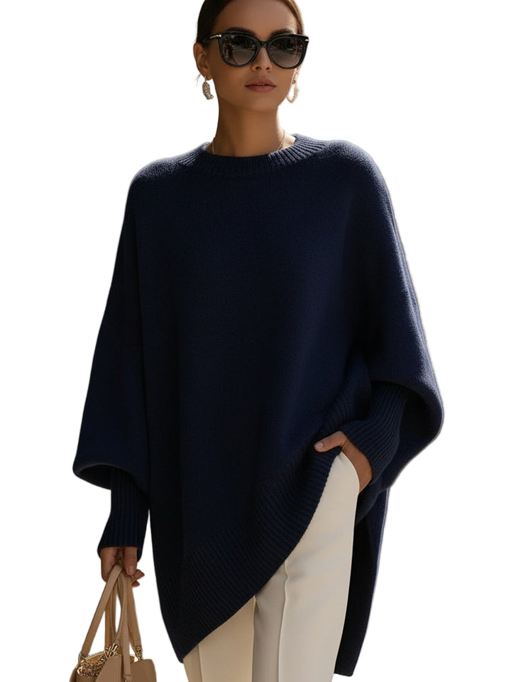 Mandy – Poncho Oversized Élégance Sans Effort