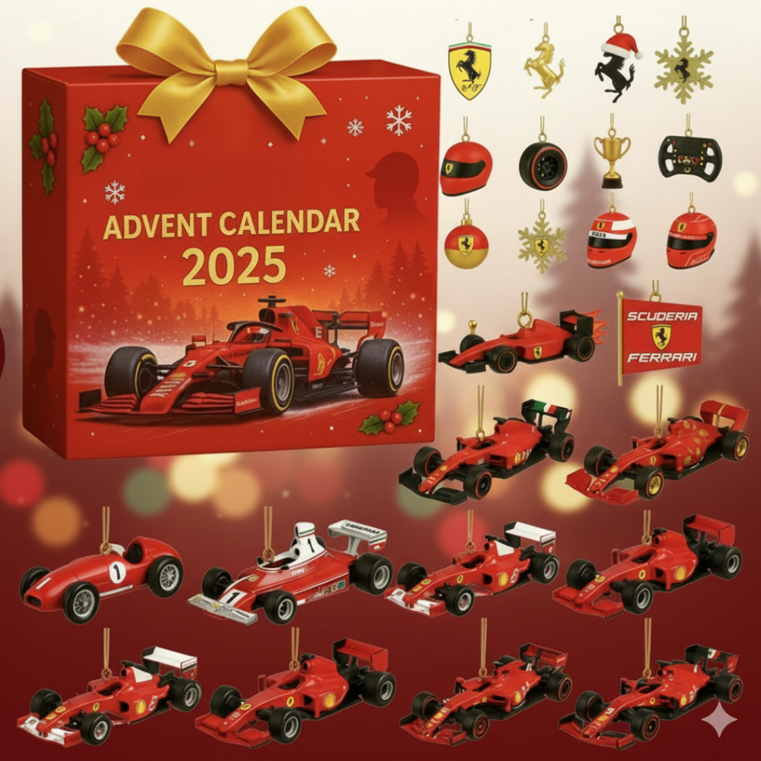 Calendrier de l'Avent Ferrari F1 Legends 2025