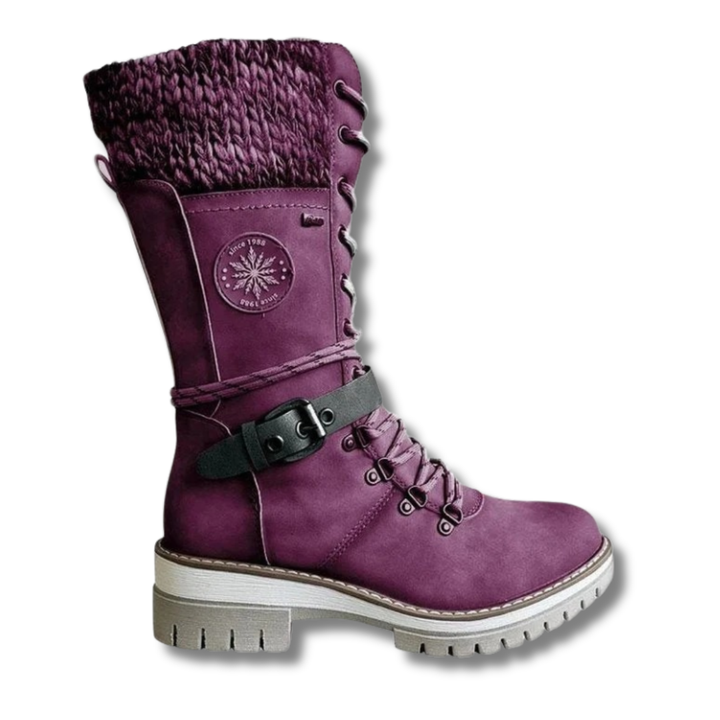 FrostLuxe | Bottes imperméables mi-mollet à lacets