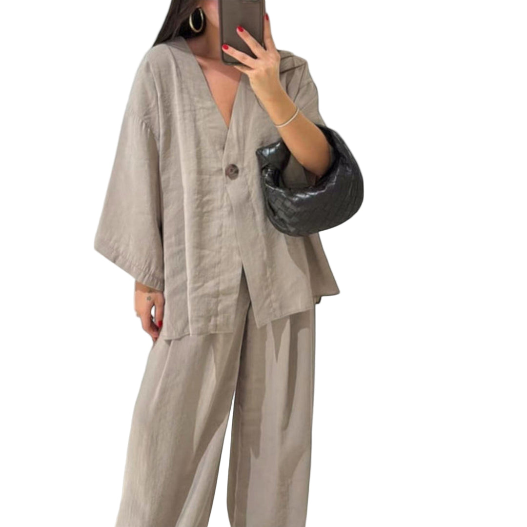 Jacqueline – Duo Décontracté Col V