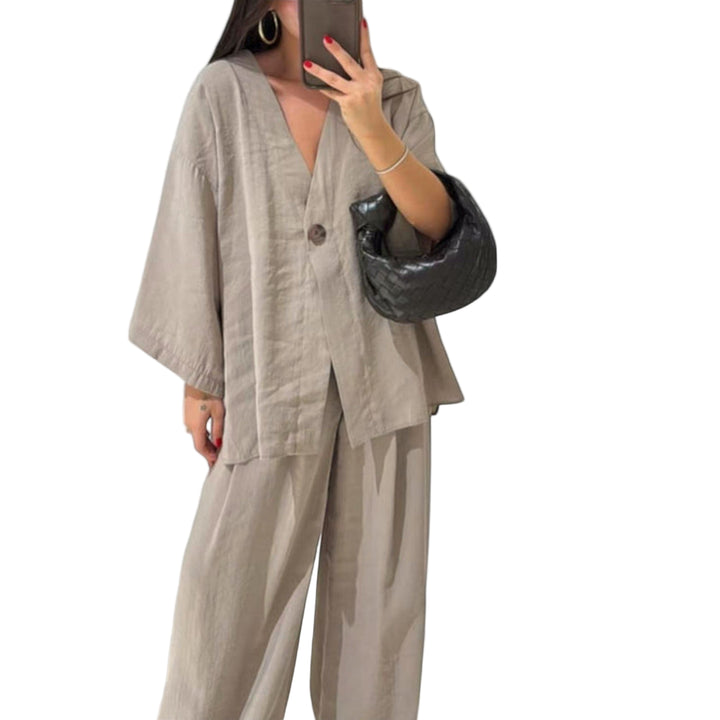 Jacqueline – Duo Décontracté Col V