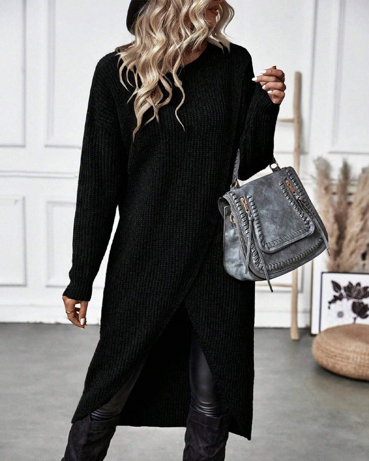 Robe Pull Longue Unie