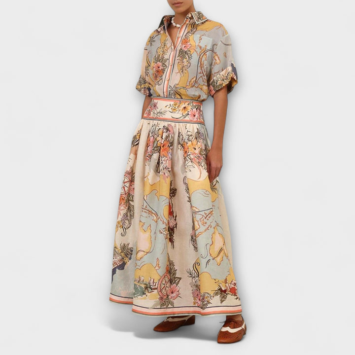 Jessica – Jupe Midi Élégante