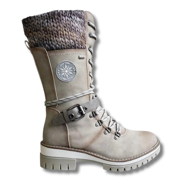 FrostLuxe | Bottes imperméables mi-mollet à lacets