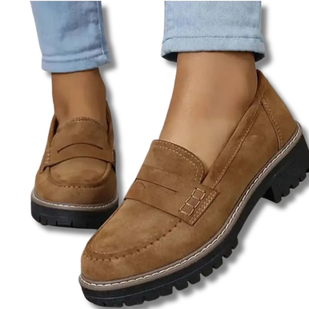 NADIA™ | Mocassins Intemporels en Daim