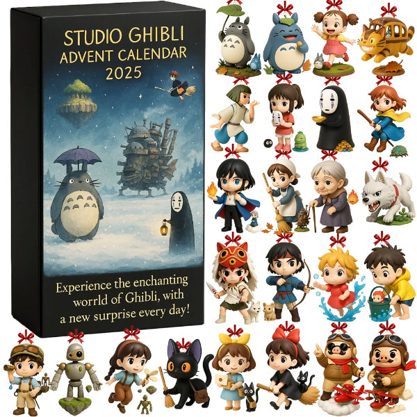Calendrier de l'Avent 2025 des classiques du Studio Ghibli