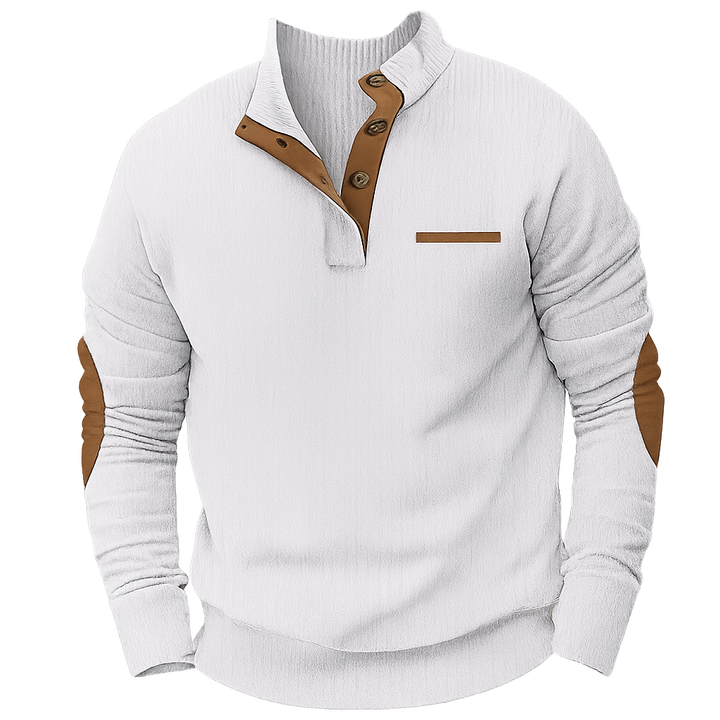 Bellonaro | Pull homme soigné à quart de bouton