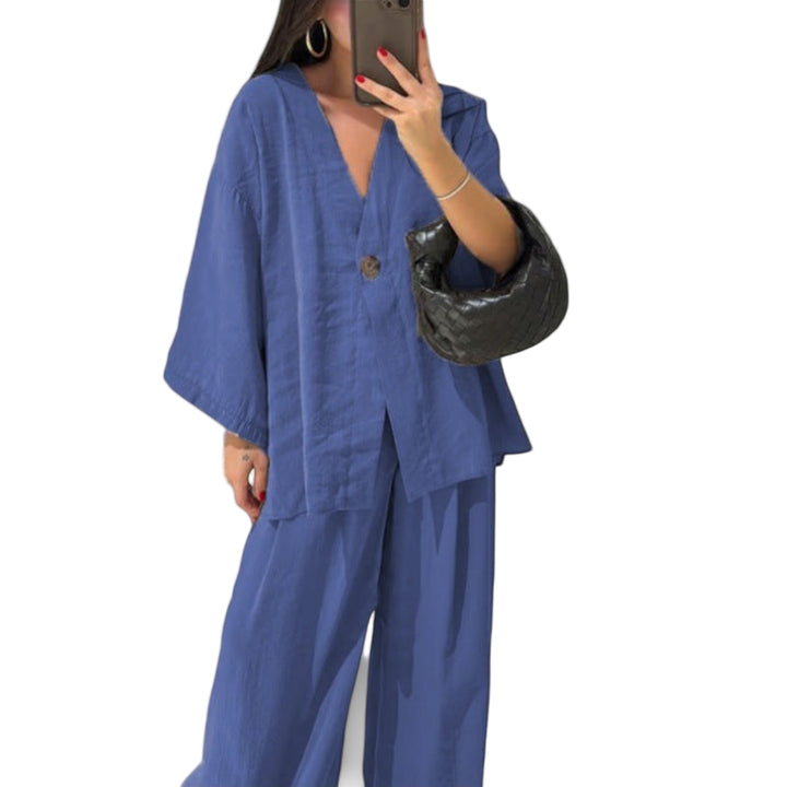 Jacqueline – Duo Décontracté Col V