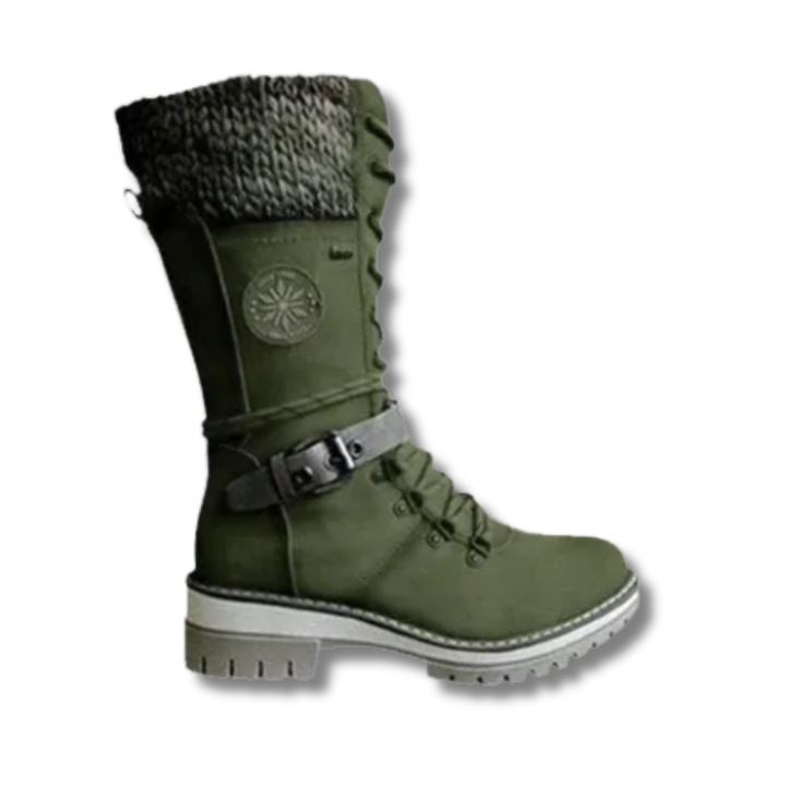 FrostLuxe | Bottes imperméables mi-mollet à lacets