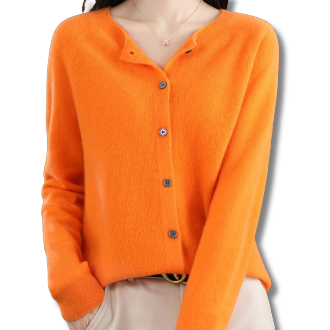 Laurine | Pull col rond femme en laine mérinos reine