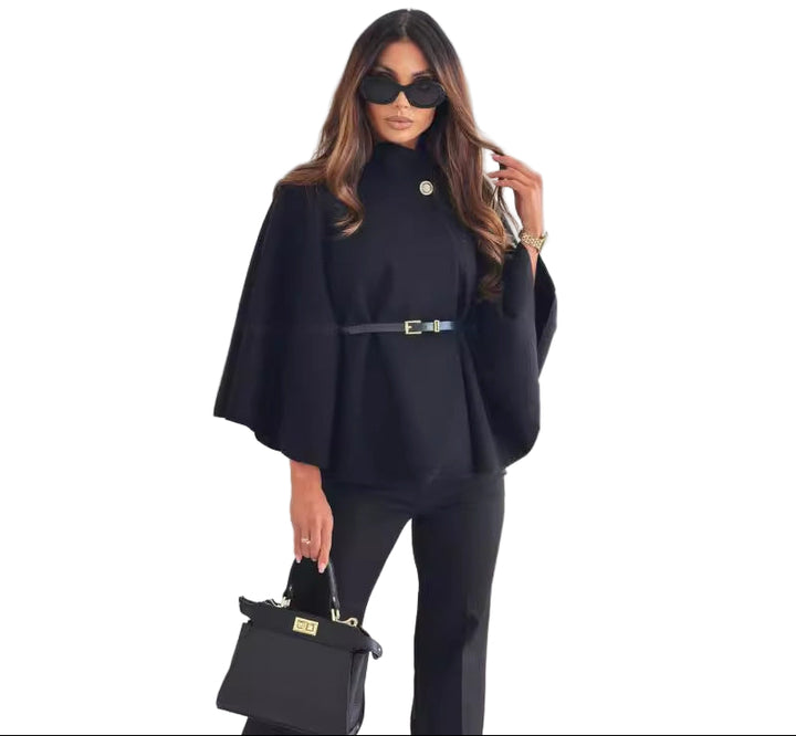 LEA - Veste Papillon Chic avec Ceinture