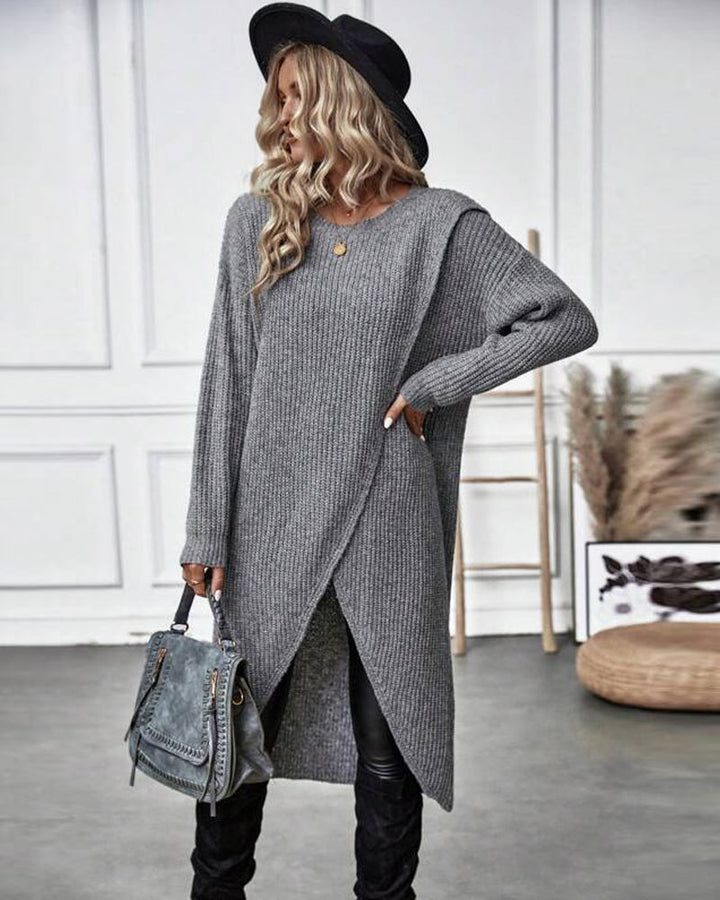 Robe Pull Longue Unie
