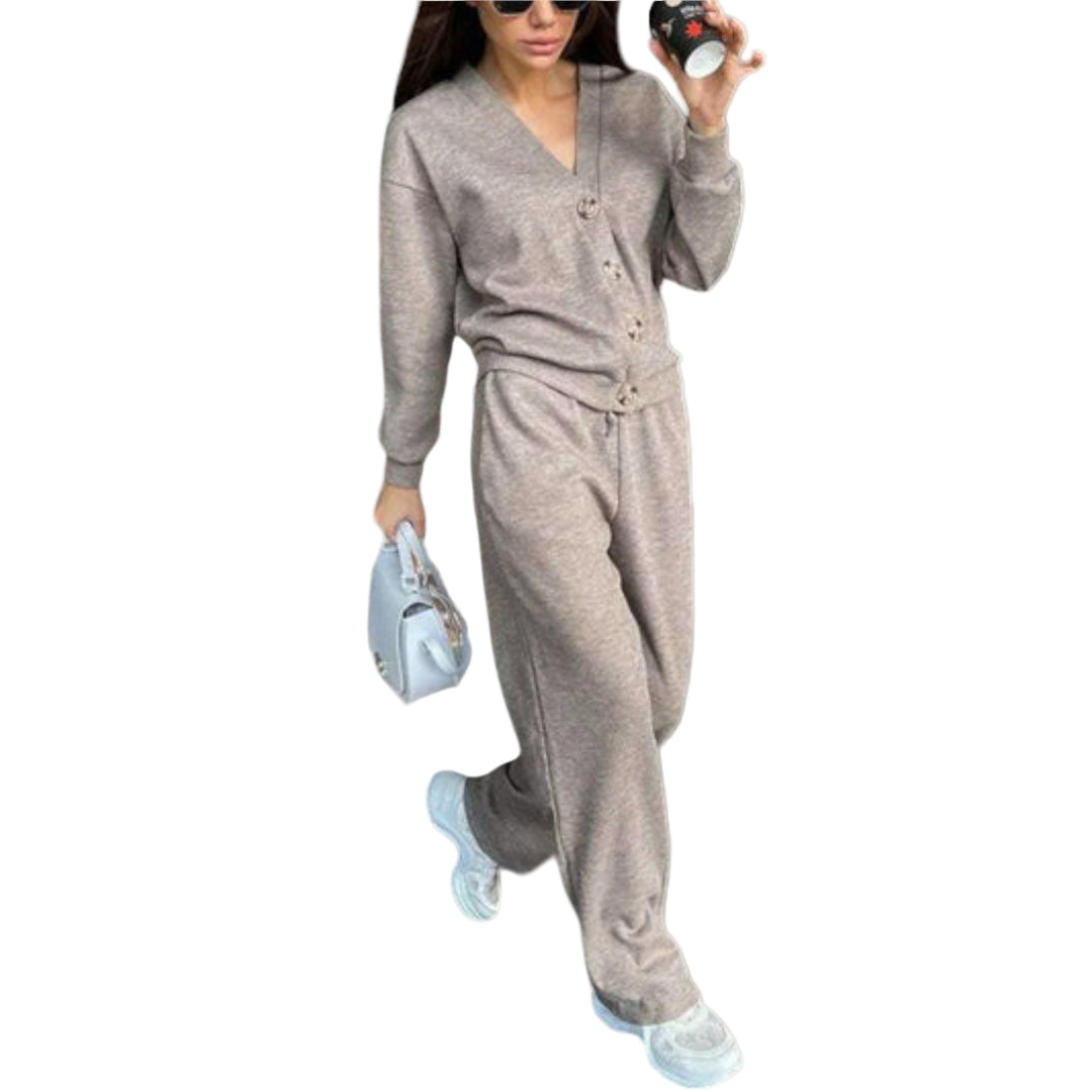 Chantal – Ensemble Cardigan & Pantalon