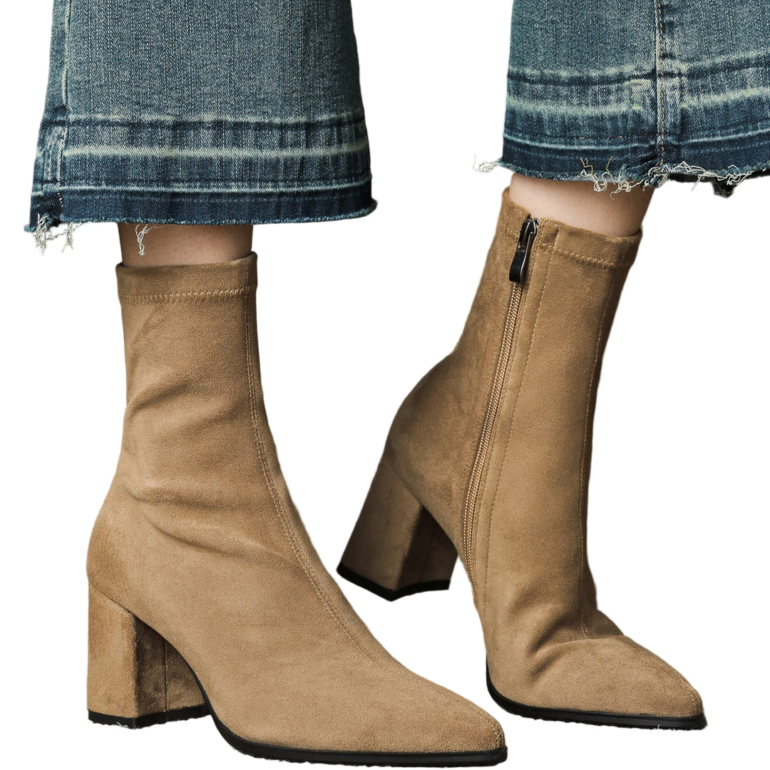 Alora - Bottines En Daim Luxueuses