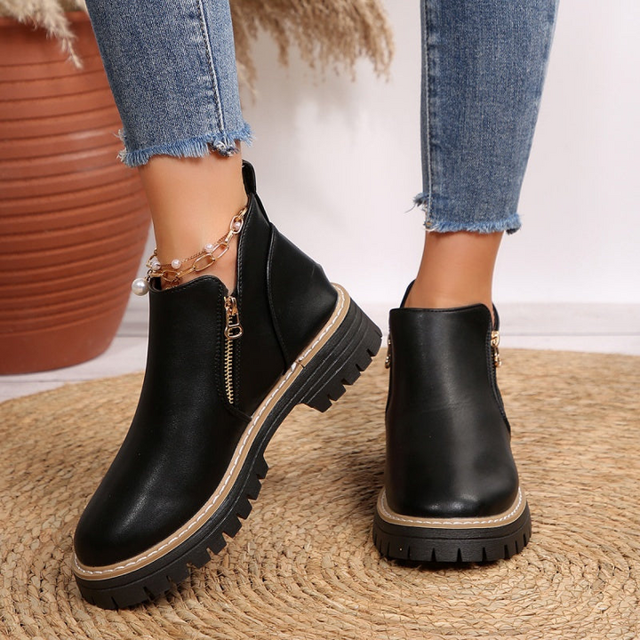 Katrina | Bottes courtes en cuir