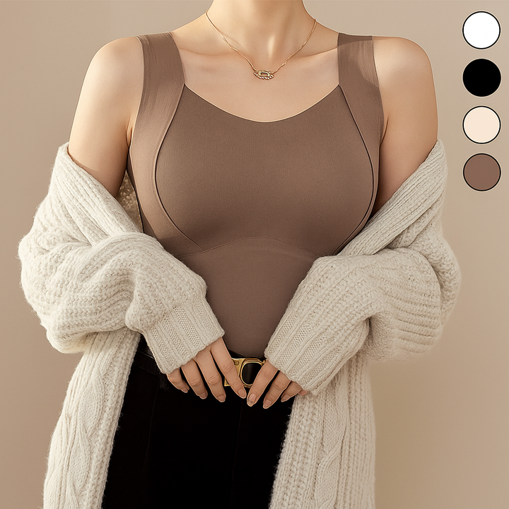 Haut ThermiForm Warmtop avec soutien-gorge intégré