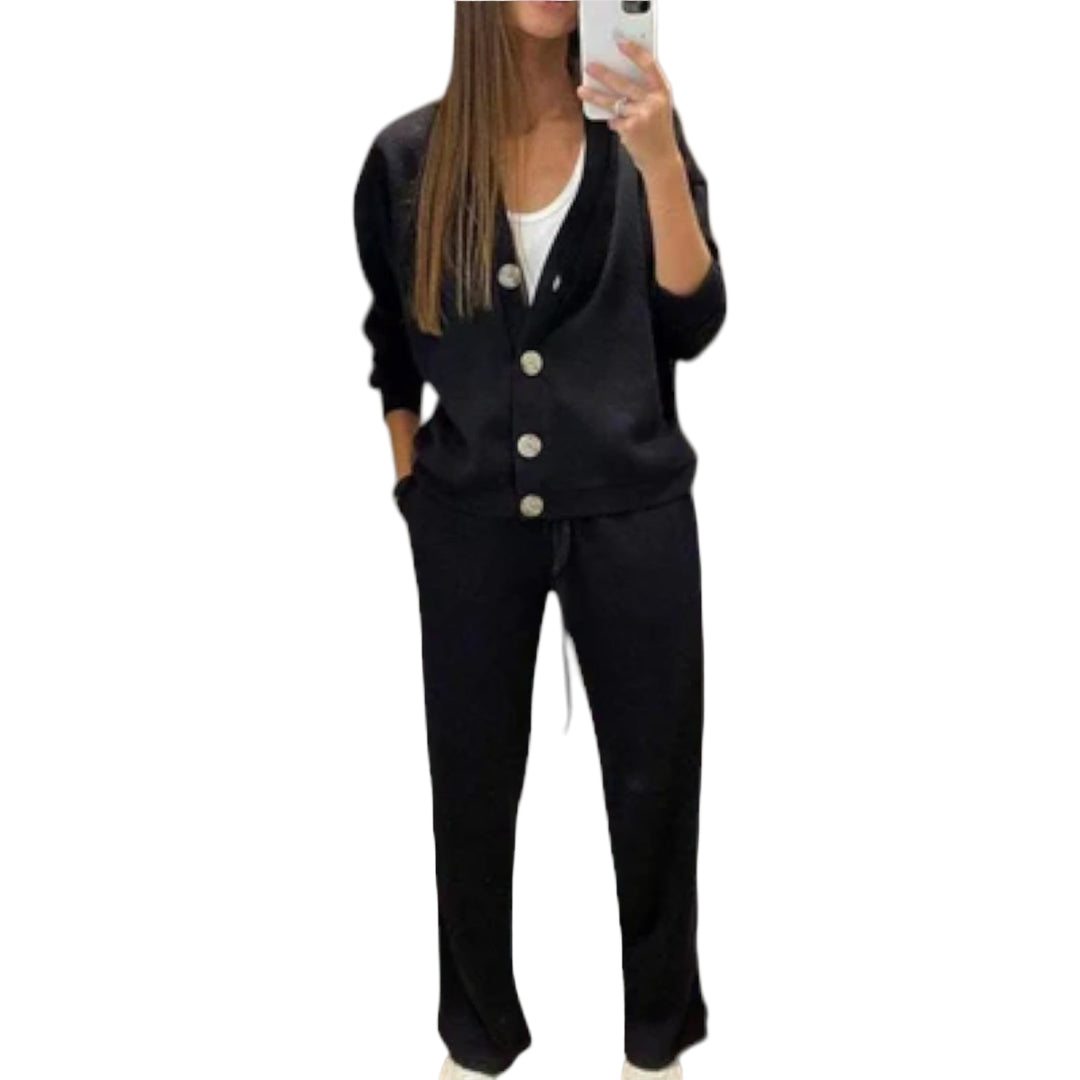 Chantal – Ensemble Cardigan & Pantalon
