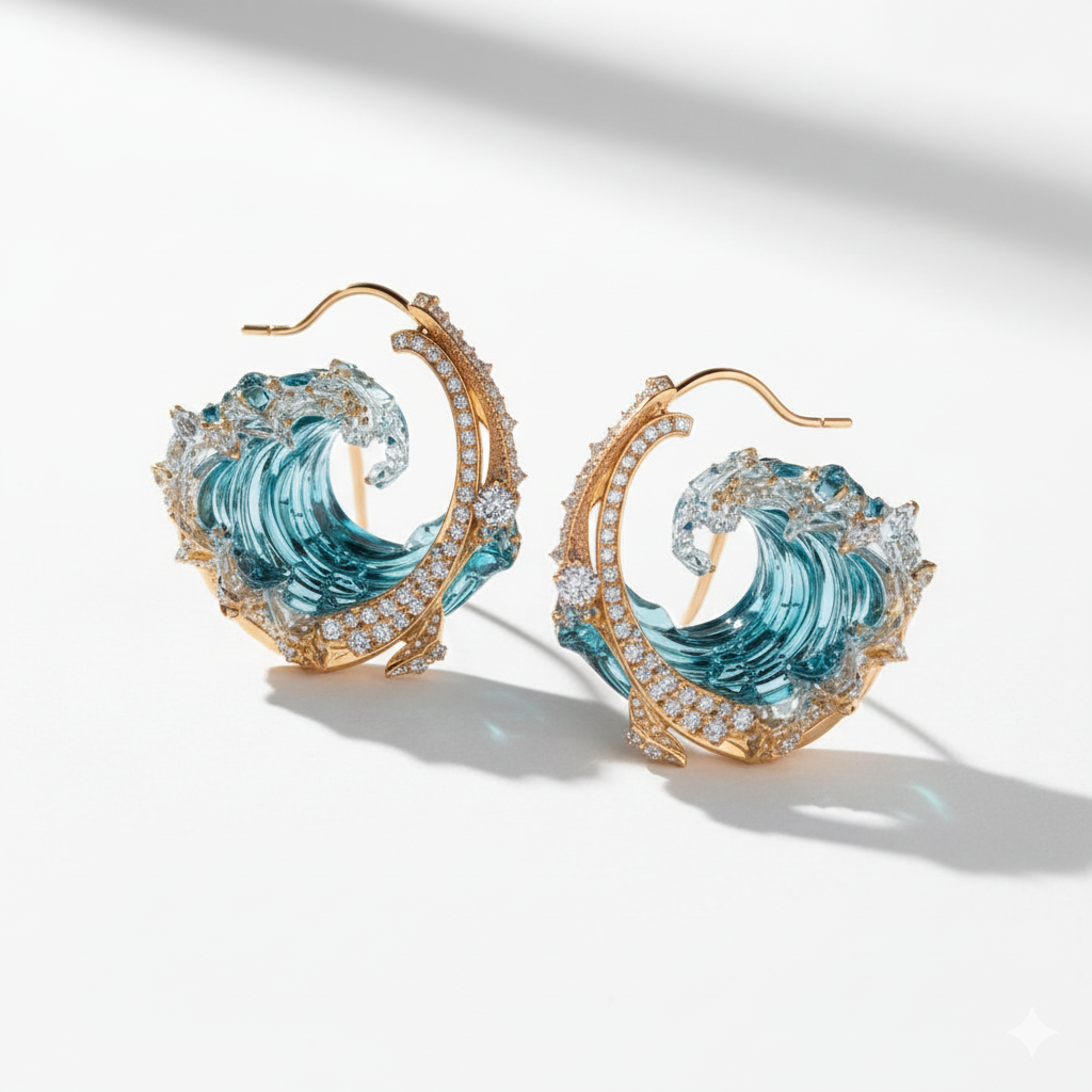 Boucles d'oreilles "La promesse des océans"