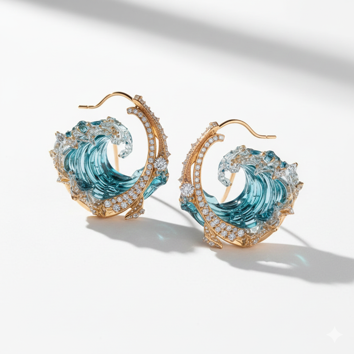 Boucles d'oreilles "La promesse des océans"