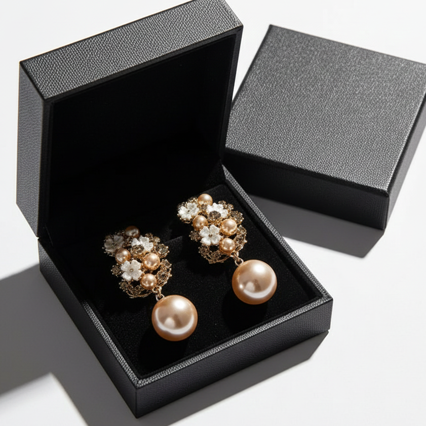 Boucles D’Oreilles Fleuries