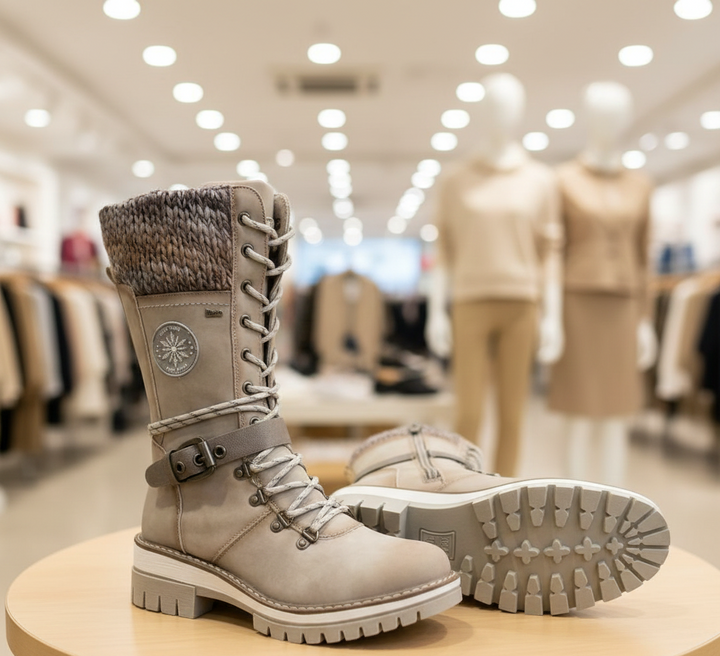 FrostLuxe | Bottes imperméables mi-mollet à lacets