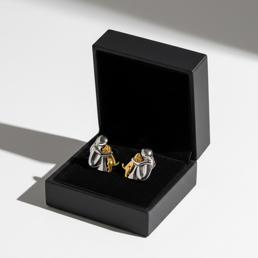 Luvare Paris™ | Boucles d'oreilles avec icône de chien