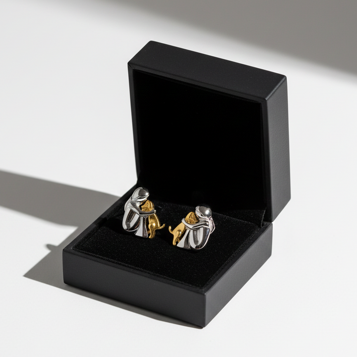 Luvare Paris™ | Boucles d'oreilles avec icône de chien