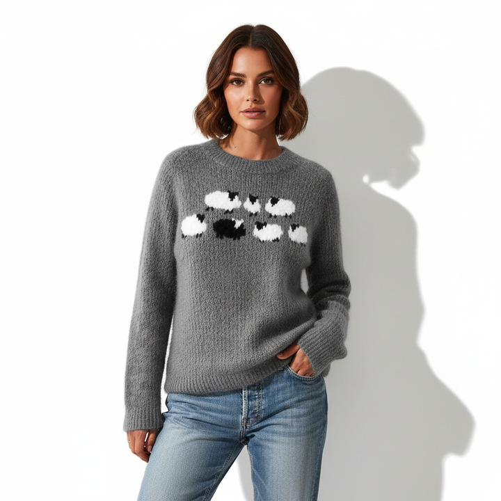 Poppy – Pull Rétro Douillet