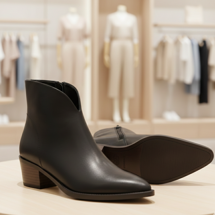 Chloé™ - Bottines de luxe à talon bas