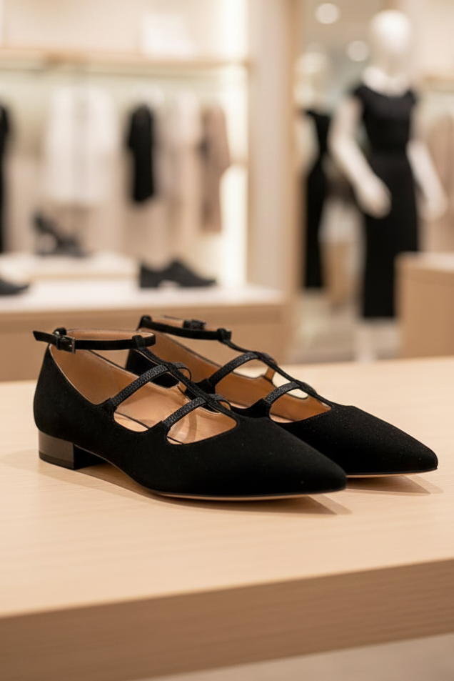 CAMILLA | Ballerine Élégante à Pointe