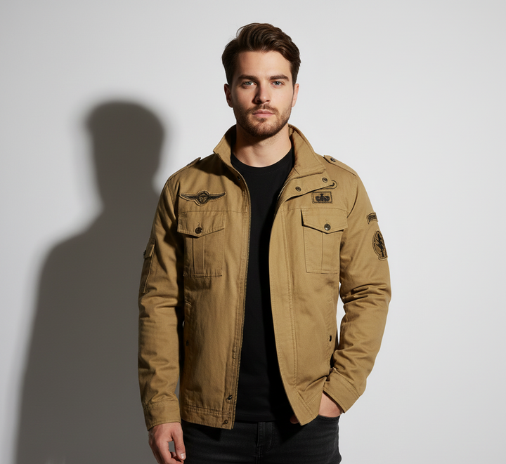 Archie | Veste militaire à écussons