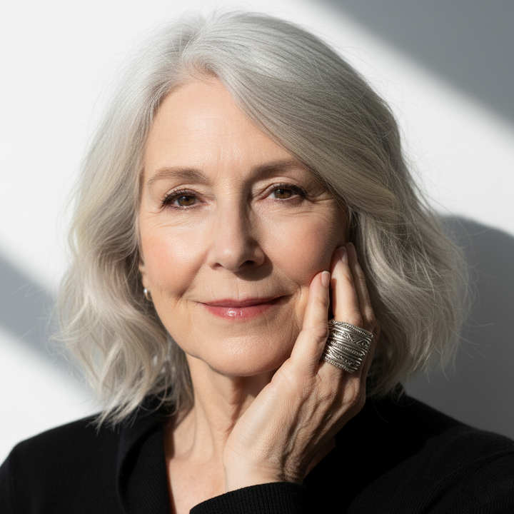 Bague en Argent 925 Sterling Superposée