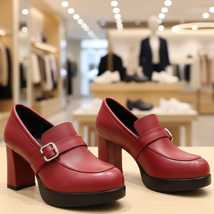 Elin | Chaussures en cuir polyvalentes à talons hauts