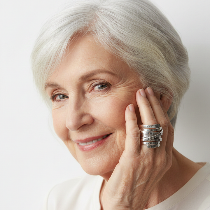 Bliss - Bague en Argent Massif Vintage