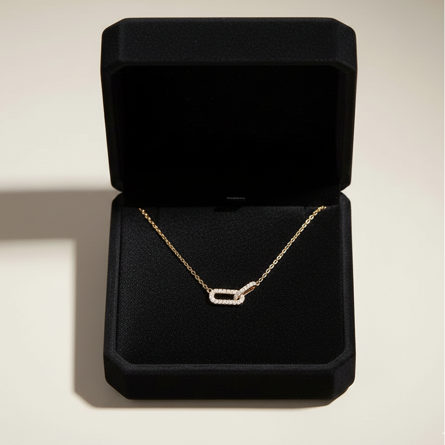 Collier Pendentif Fleurs Métalliques Élégant