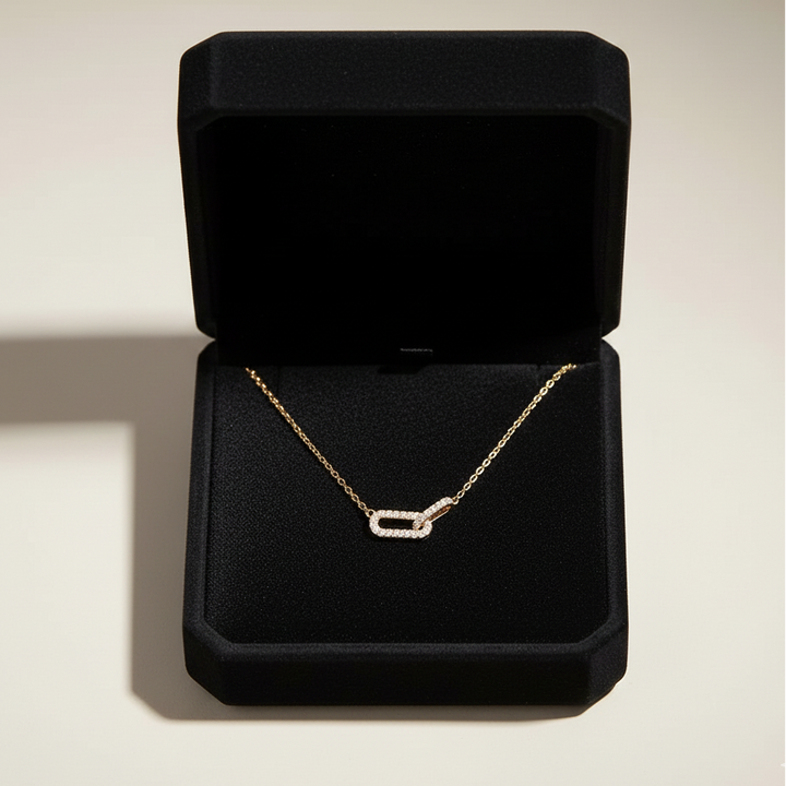 Collier Pendentif Fleurs Métalliques Élégant