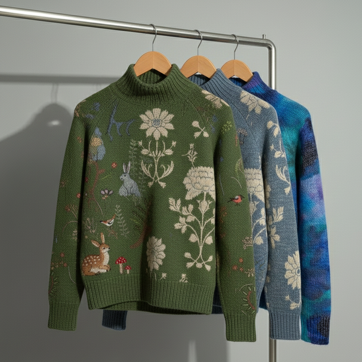 Ashley | Pull à col roulé chaud et élégant