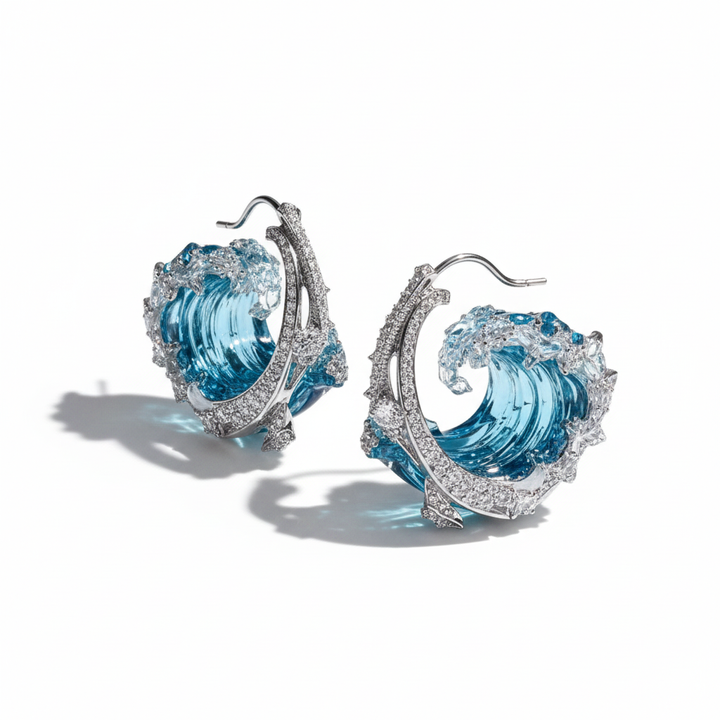 Boucles d'oreilles "La promesse des océans"