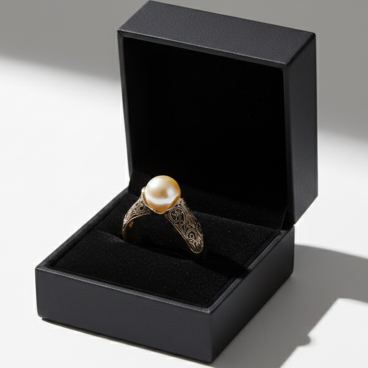 Bague en Or Pärlglans