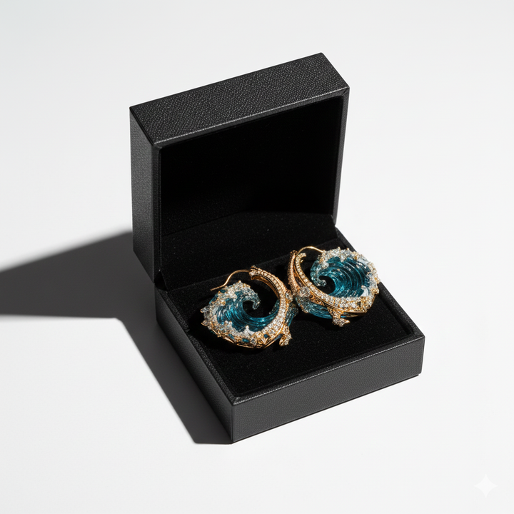 Boucles d'oreilles "La promesse des océans"