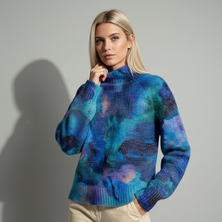 Ashley | Pull à col roulé chaud et élégant